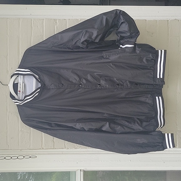 Cardinal Brand Men's 3XL Black Windbreaker Jacket. Lightweight Fleece Lined. - Picture 3 of 16